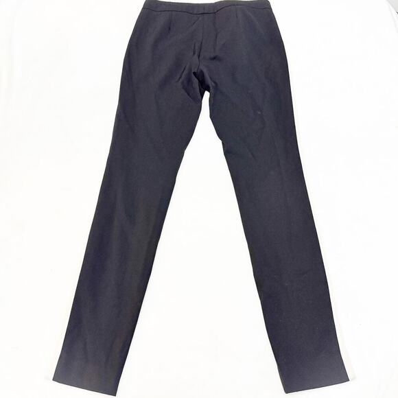 Babaton Tuxedo Slack Cream Stripe Skinny Leg Pants Split Hem Size 2 Italy Mint - Picture 3 of 9